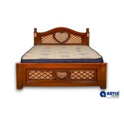 Wood Heart Model Cot - 6.5x5